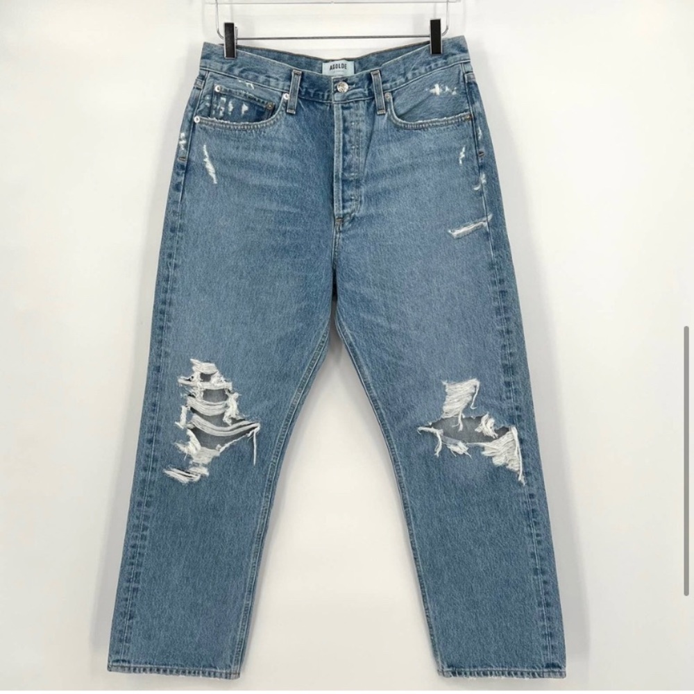 AGOLDE 90s Mid Rise Loose Jean Fallout Wash 30 NWOT